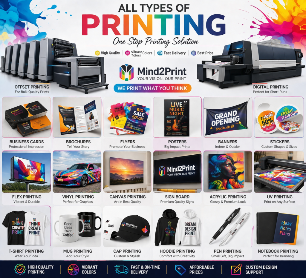 One Stop Solution for All Printing Needs